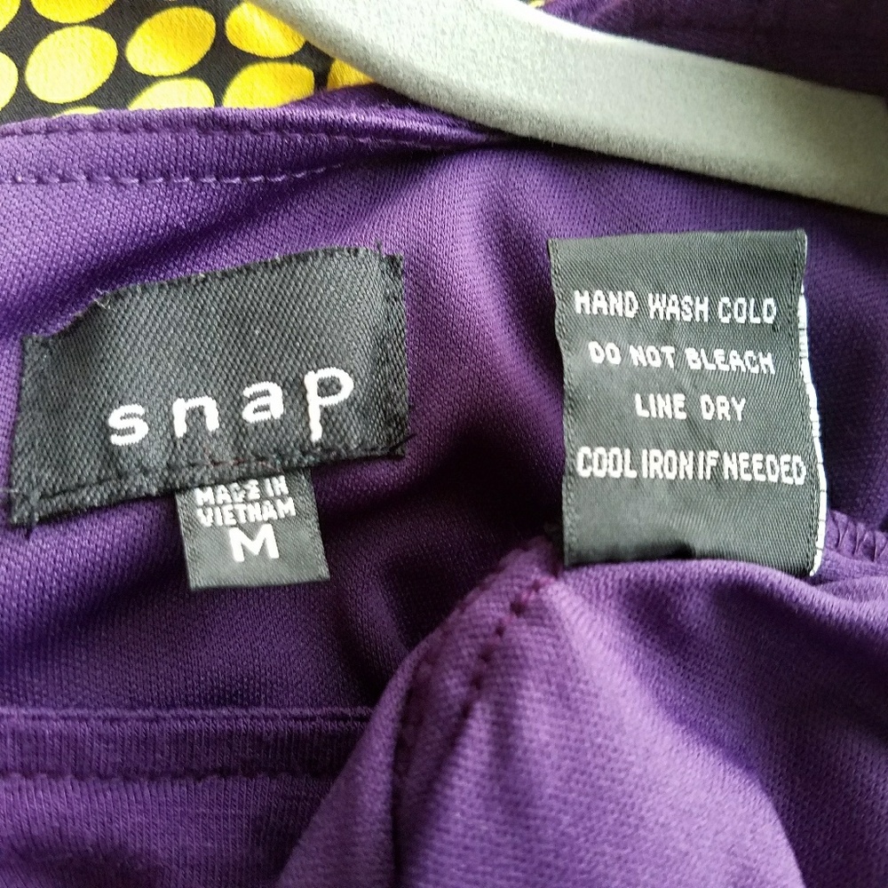 Purple Ruched Dress - Picture 7 of 7